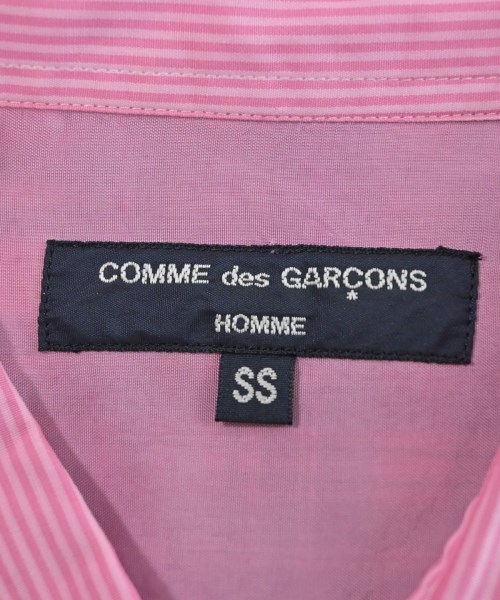 COMME des GARCONS HOMME（コムデギャルソンオム）カジュアルシャツ ピンク サイズ:SS メンズ/2200620538121