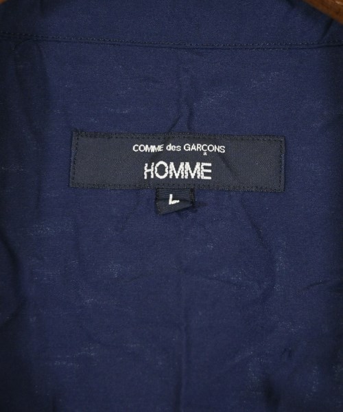 COMME des GARCONS HOMME（コムデギャルソンオム）カジュアルシャツ 紺 サイズ:L メンズ/2200601038015