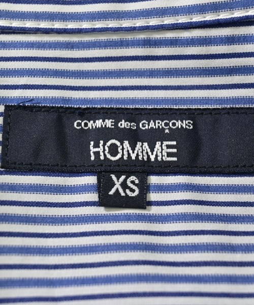 COMME des GARCONS HOMME（コムデギャルソンオム）カジュアルシャツ 青 サイズ:XS メンズ/2200604155047