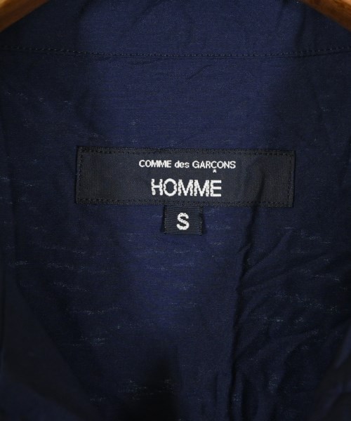 COMME des GARCONS HOMME（コムデギャルソンオム）カジュアルシャツ 紺 サイズ:S メンズ/2200605477131