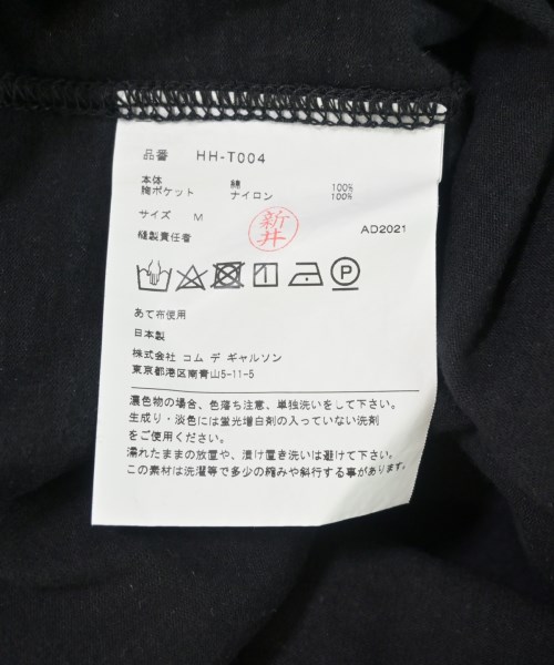 COMME des GARCONS HOMME（コムデギャルソンオム）Tシャツ・カットソー 黒 サイズ:M メンズ/2200603221019