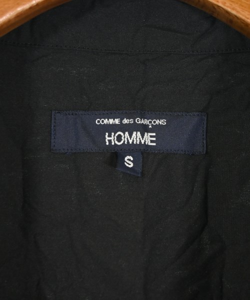 COMME des GARCONS HOMME（コムデギャルソンオム）カジュアルシャツ 黒 サイズ:S メンズ/2200606532204