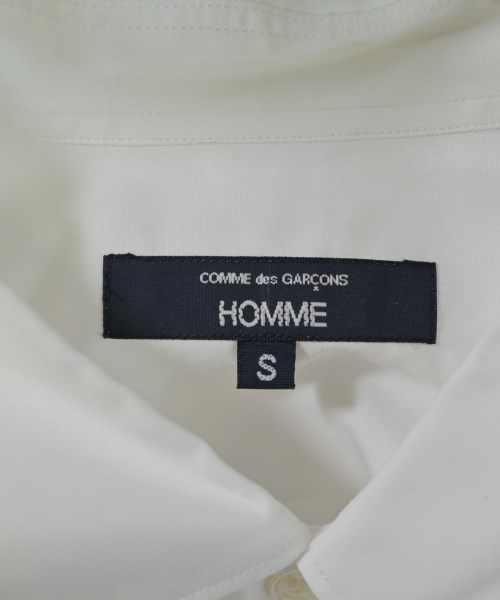 COMME des GARCONS HOMME（コムデギャルソンオム）カジュアルシャツ 白 サイズ:S メンズ/2200606532211
