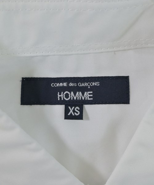 COMME des GARCONS HOMME（コムデギャルソンオム）カジュアルシャツ 白 サイズ:XS メンズ/2200605631052