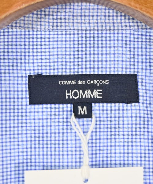 COMME des GARCONS HOMME（コムデギャルソンオム）カジュアルシャツ 青 サイズ:M メンズ/2200605631069