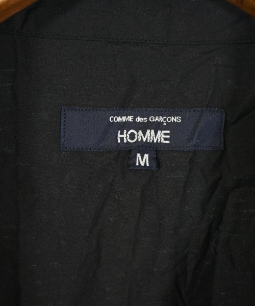 COMME des GARCONS HOMME（コムデギャルソンオム）カジュアルシャツ 黒 サイズ:M メンズ/2200602235239