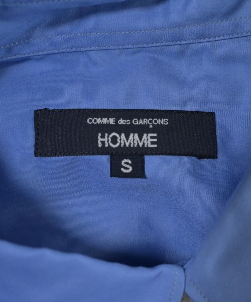 COMME des GARCONS HOMME（コムデギャルソンオム）カジュアルシャツ 青 サイズ:S メンズ/2200607410051