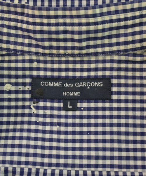 COMME des GARCONS HOMME（コムデギャルソンオム）カジュアルシャツ 紺 サイズ:L メンズ/2200604416070
