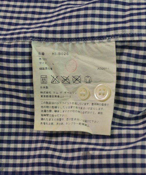 COMME des GARCONS HOMME（コムデギャルソンオム）カジュアルシャツ 紺 サイズ:L メンズ/2200604416070