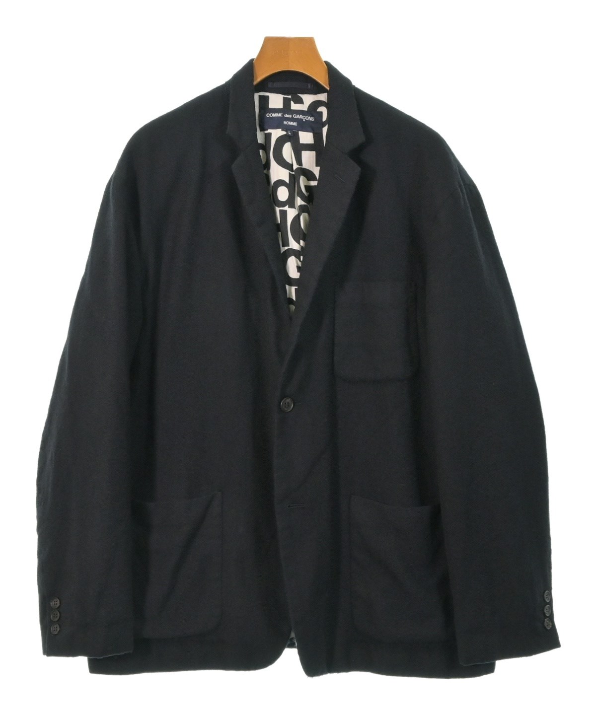 COMMEdesGARCONS HOMME コムデギャルソン　L 黒 ジャケット COMME des GARCONS HOMME（コムデギャルソンオム）カジュアル