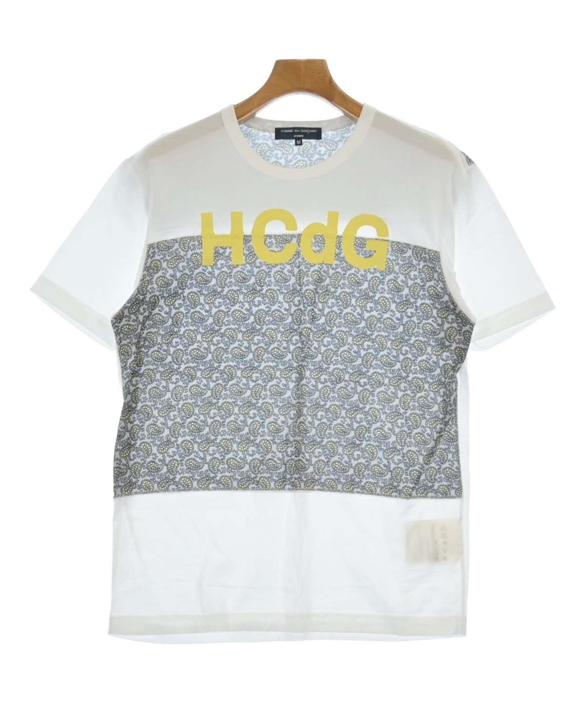 新品タグ付 コムデギャルソン オムドゥ Tシャツ 白 半袖