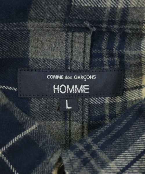 COMME des GARCONS HOMME（コムデギャルソンオム）カジュアルシャツ 紺 サイズ:L メンズ/2200673017055