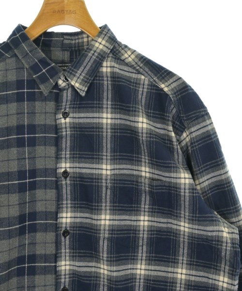 COMME des GARCONS HOMME（コムデギャルソンオム）カジュアルシャツ 紺 サイズ:L メンズ/2200673017055