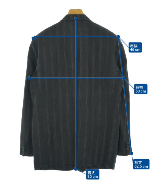 COMME des GARCONS HOMME（コムデギャルソンオム）テーラードジャケット グレー サイズ:M メンズ/2200669630039