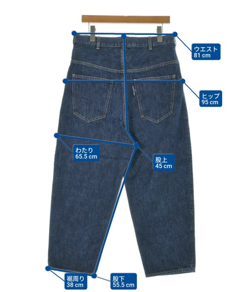 COMME des GARCONS HOMME（コムデギャルソンオム）デニムパンツ 青 サイズ:XS メンズ/2200673326010