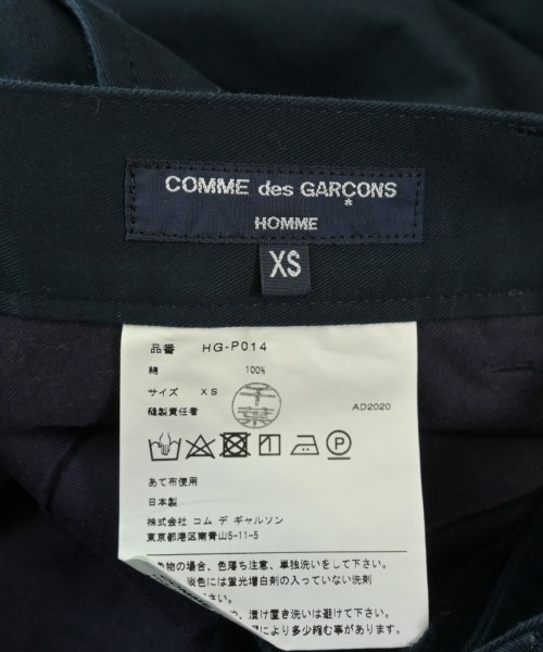 COMME des GARCONS HOMME（コムデギャルソンオム）チノパン 紺 サイズ:XS メンズ/2200673326058