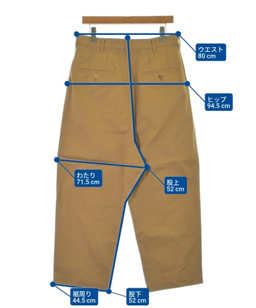 COMME des GARCONS HOMME（コムデギャルソンオム）チノパン 茶 サイズ:S メンズ/2200673326065