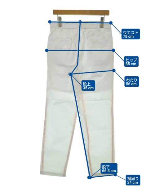 COMME des GARCONS HOMME（コムデギャルソンオム）スラックス 白 サイズ:XS メンズ/2200673326089