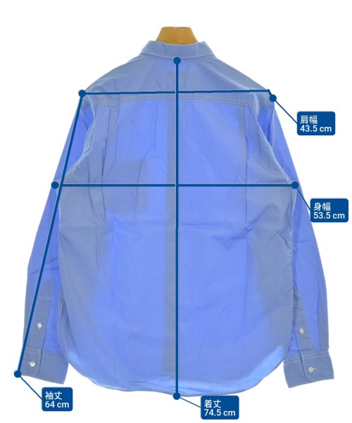 COMME des GARCONS HOMME（コムデギャルソンオム）カジュアルシャツ 青 サイズ:M メンズ/2200673326096