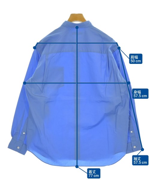 COMME des GARCONS HOMME（コムデギャルソンオム）カジュアルシャツ 青 サイズ:M メンズ/2200673326102