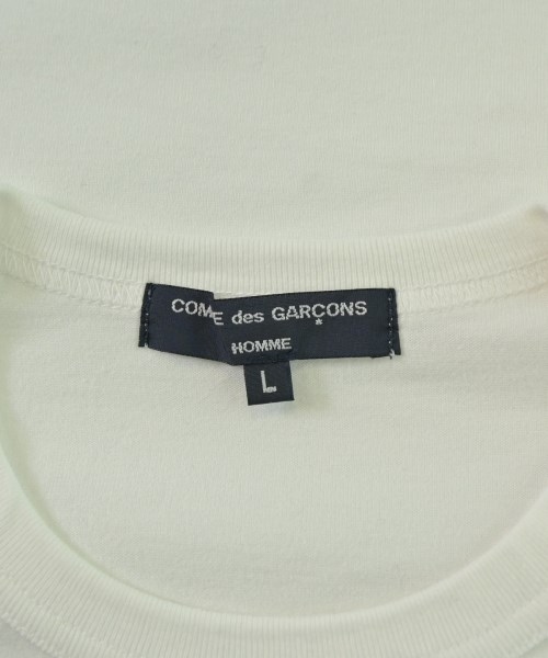 COMME des GARCONS HOMME（コムデギャルソンオム）Tシャツ・カットソー 白 サイズ:L メンズ/2200673326126