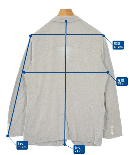 COMME des GARCONS HOMME（コムデギャルソンオム）カジュアルジャケット グレー サイズ:M メンズ/2200673567031