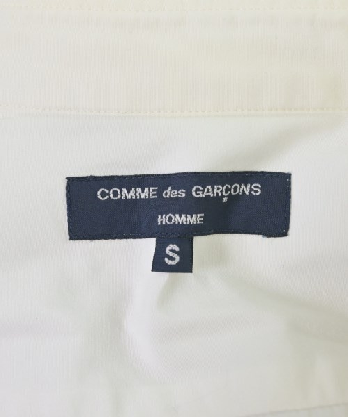 COMME des GARCONS HOMME（コムデギャルソンオム）カジュアルシャツ 白 サイズ:S メンズ/2200673702050
