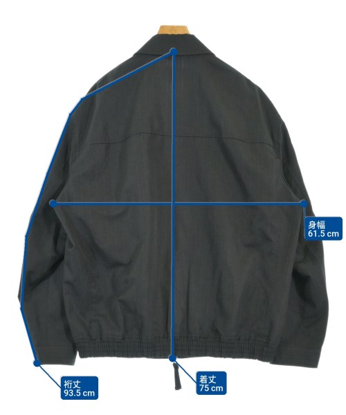 COMME des GARCONS HOMME（コムデギャルソンオム）ブルゾン 黒 サイズ:L メンズ/2200674125018