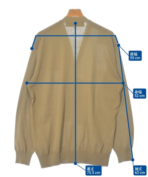 COMME des GARCONS HOMME（コムデギャルソンオム）カーディガン カーキ サイズ:L メンズ/2200674218086