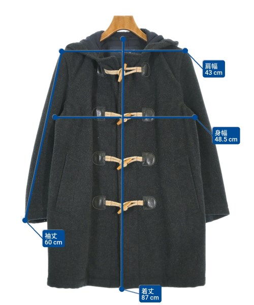 COMME des GARCONS HOMME（コムデギャルソンオム）ダッフルコート グレー サイズ:L メンズ/2200669462029