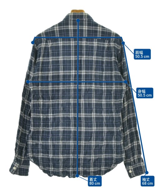 COMME des GARCONS HOMME（コムデギャルソンオム）カジュアルシャツ 青 サイズ:M メンズ/2200674629011