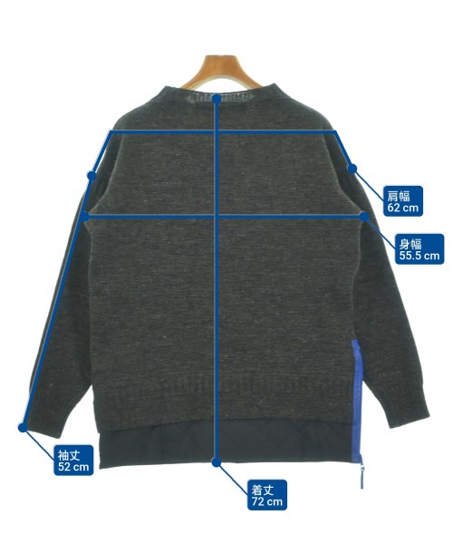 COMME des GARCONS HOMME（コムデギャルソンオム）ニット・セーター グレー サイズ:M メンズ/2200675012041