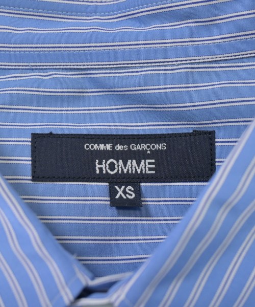 COMME des GARCONS HOMME（コムデギャルソンオム）カジュアルシャツ 青 サイズ:XS メンズ/2200675610094