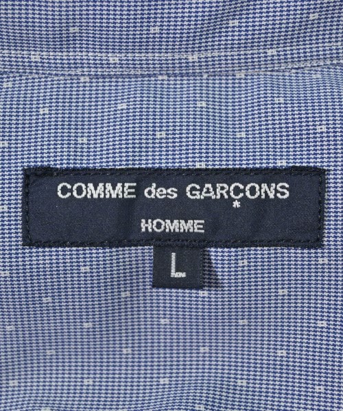 COMME des GARCONS HOMME（コムデギャルソンオム）カジュアルシャツ 青 サイズ:L メンズ/2200669227079