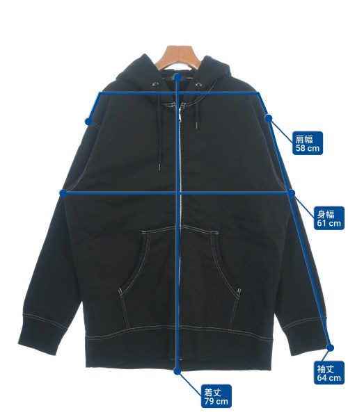 COMME des GARCONS HOMME（コムデギャルソンオム）パーカー 黒 サイズ:M メンズ/2200675062053