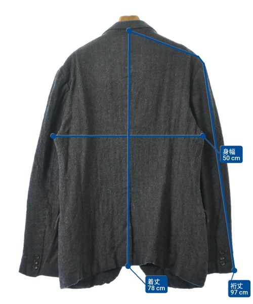 COMME des GARCONS HOMME（コムデギャルソンオム）カジュアルジャケット グレー サイズ:L メンズ/2200675703017