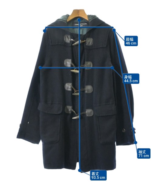 COMME des GARCONS HOMME（コムデギャルソンオム）ダッフルコート 紺 サイズ:M メンズ/2200675703178