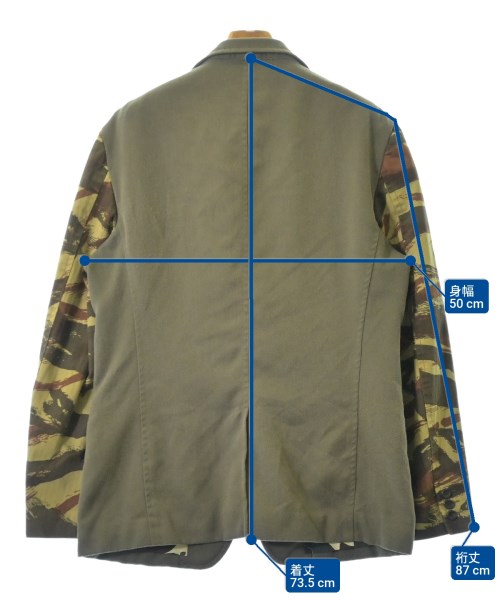 COMME des GARCONS HOMME（コムデギャルソンオム）カジュアルジャケット カーキ サイズ:M メンズ/2200675703413