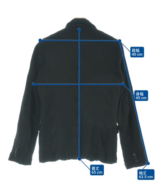 COMME des GARCONS HOMME（コムデギャルソンオム）カジュアルジャケット 黒 サイズ:S メンズ/2200677131146