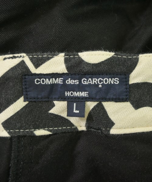 COMME des GARCONS HOMME（コムデギャルソンオム）クロップドパンツ 黒 サイズ:L メンズ/2200677442020