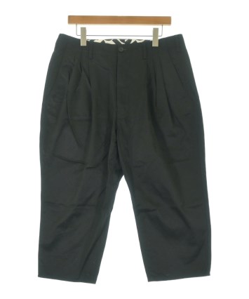 コムデギャルソンコムデギャルソン　アシメ3連ヘム変形ラップクロップドパンツ黒XS COMME des GARCONS HOMME（コムデギャルソンオム）クロップドパンツ 黒