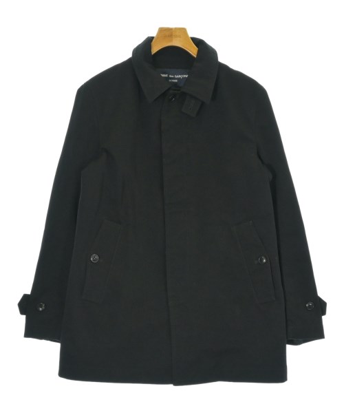 COMME des GARCONS HOMME(コムデギャルソンオム)ステンカラーコート 黒 サイズ:S/2200677460024