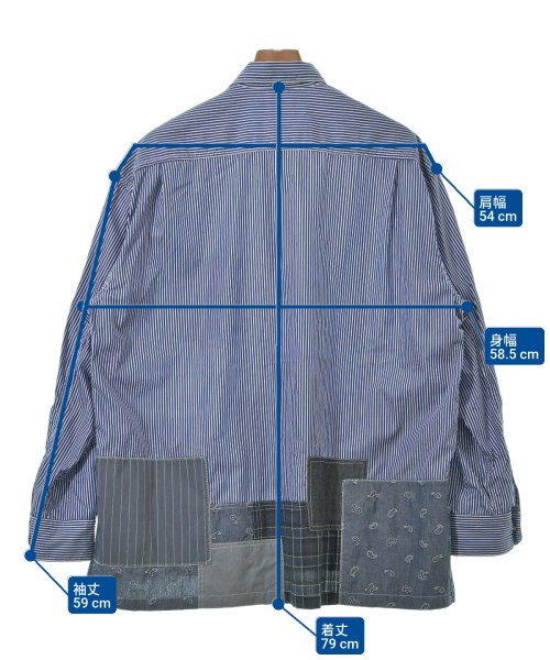 COMME des GARCONS HOMME（コムデギャルソンオム）カジュアルシャツ 紺 サイズ:M メンズ/2200677635019