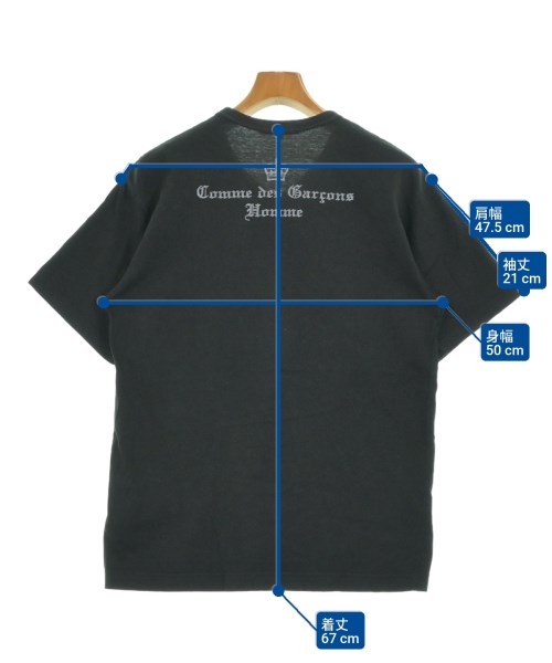 COMME des GARCONS HOMME（コムデギャルソンオム）Tシャツ・カットソー 黒 サイズ:S メンズ/2200678096284