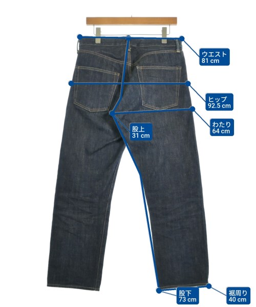 COMME des GARCONS HOMME（コムデギャルソンオム）デニムパンツ 紺 サイズ:S メンズ/2200678271018