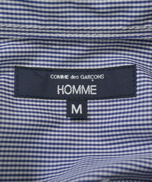 COMME des GARCONS HOMME（コムデギャルソンオム）カジュアルシャツ 青 サイズ:M メンズ/2200679332022