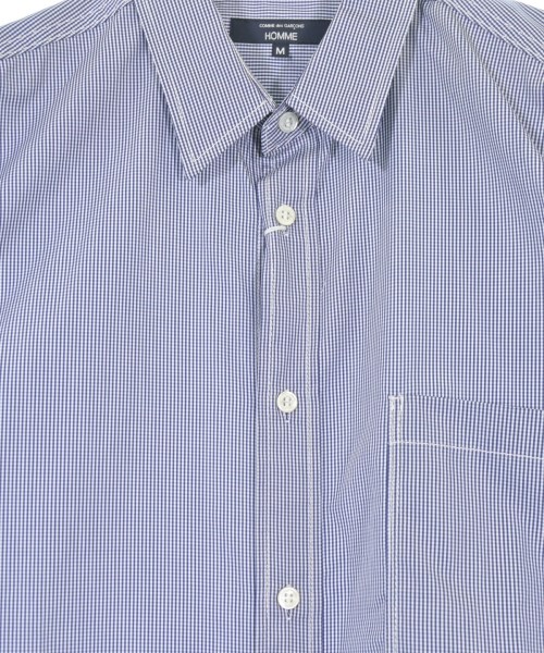COMME des GARCONS HOMME（コムデギャルソンオム）カジュアルシャツ 青 サイズ:M メンズ/2200679332022