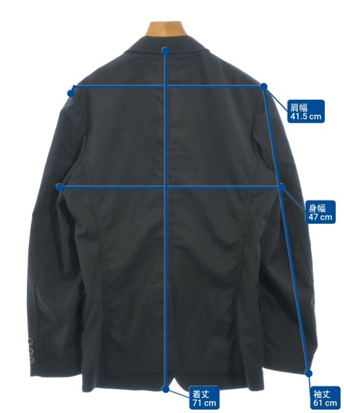 COMME des GARCONS HOMME（コムデギャルソンオム）テーラードジャケット 黒 サイズ:XS メンズ/2200679387121
