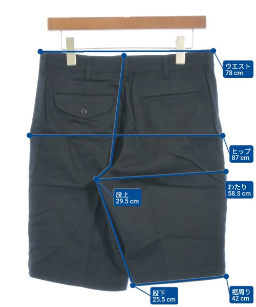 COMME des GARCONS HOMME（コムデギャルソンオム）ショートパンツ 紺 サイズ:S メンズ/2200678975589