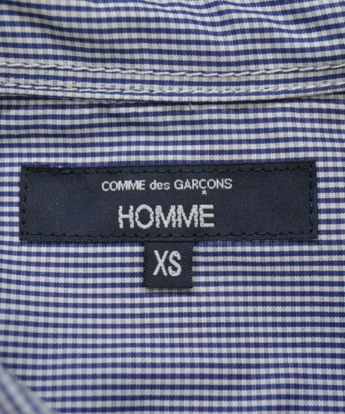 COMME des GARCONS HOMME（コムデギャルソンオム）カジュアルシャツ 青 サイズ:XS メンズ/2200679981220
